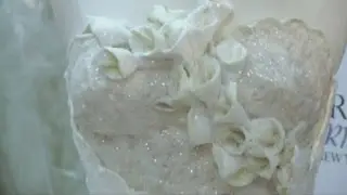 Here comes the bride....in a wedding dress made from toilet paper?