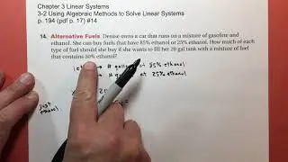 3-2 Using Algebraic Methods to Solve Linear Systems problem #14