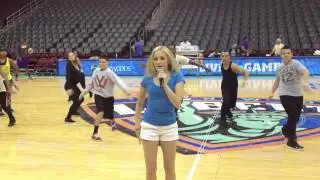 Rehearsal with Athena Ripka and Dancers at the Prudential Center Halftime Show
