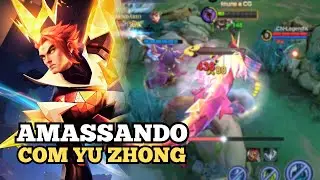 COMO DESTRUIR UMA PARTIDA JOGANDO NA EXP!! | YU ZHONG GAMEPLAY | MOBILE LEGENDS