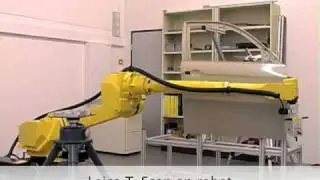Leica Absolute Tracker with T-Scan on a robot