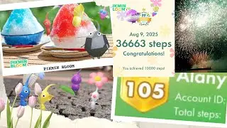 Pikmin Bloom August 2025 Community Day, Shaved Ice Decor, Level 105