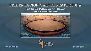 Presentación del cartel de la reapertura de la Plaza de Toros de Marbella