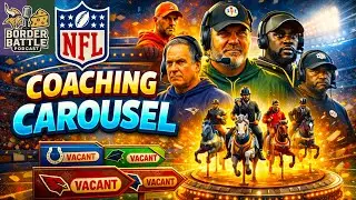 LOT'S OF COACHING CHANGES!!!   WHERE IS BRIAN FLORES GOING?  #NFLPLAYOFFS   #BorderBattlePodcast