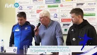 Pressekonferenz nach SV Spielberg - Karlsruher SC II am 24.2.2018