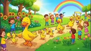 Waddling Duck &ndash; A fun, interactive rhyme for children