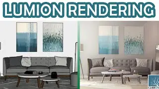 BASIC LUMION RENDERING TUTORIAL: LIVING / DINING AREA