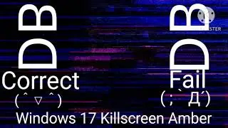 Windows 17 Amber Screen Kind Of Good And Kind Of Mad