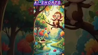 The Monkey in the Jungle #monkey #cartoon #emotional #animation #funny #cartoonmovie #monkeyman