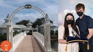 Disney's Wedding Pavilion Tour | Menu and Cake Tasting | Disney World Day 2 Vlog | February 2022