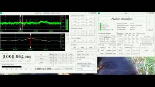 France Bleu in AM STEREO received via SoDira SDR program on Toshiba Windows tablet