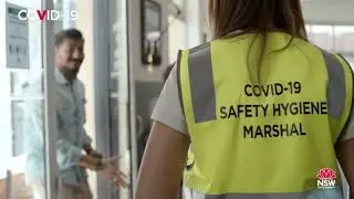 Use the Service NSW app for contactless check-in.