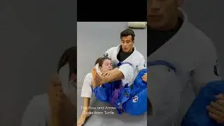 #2 The Bow and Arrow Choke from Turtle | Cobrinha BJJ