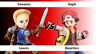 Reborn #0 - Losers Quarter - Coname (Mii Swordfighter) VS Zaph (Pokemon Trainer)