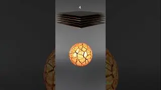 Glass Sphere x Cloth Simulation! #shorts