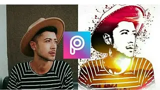 PICSART EDITING TUTORIAL - Creative Ink Splash Effect| How to edit in picsart