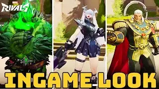 INGAME LOOK AT LEAKED SKINS - Marvel Rivals