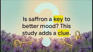 Saffron and the Science of Mood: Can Nature Lift Depression?