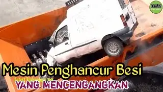 Mesin penghancur Besi tua, sampai berkeping-keping