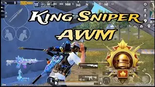 King Sniper (AWM) two eye-catching game matches | Darkness pubg mobile
