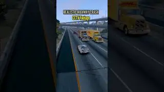 Realistic Highway Car Crashes #3 - BeamNG.Drive #beamngdrive #cars #crashdrive