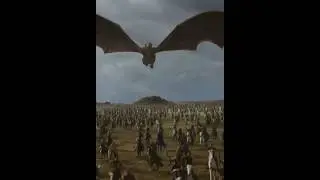 Daenerys burned the Lannister army #gameofthrones #got #dragon #viral #fire #queen #beast #war