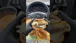 They gave me EMPTY big mac!! 🍔 #asmr #food #mukbang #mcdonalds