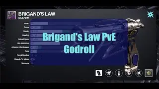 Brigand's Law #pve #godroll This Sidearm goes Crazy!!