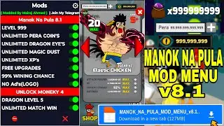Manok Na Pula MOD Menu APK v8.1 (Unlimited Money & XP, Max Level 999) Latest Version 2026