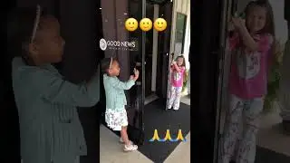 Children Volunteering As Door Greeters At Church 🙏🙏💯💯