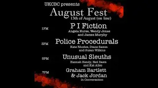 Unusual Sleuths panel with Neil Daws, Hannah Hendy and Kat Ailes