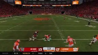 NCAA Clemson vs NC State Week 11