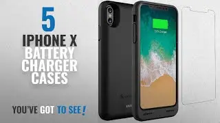 IPhone X Battery Charger Cases [2018 Best Sellers]: iPhone X Battery Case Qi Wireless Charging