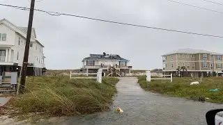 Hurricane Sally Damage Gulf Shores AL.