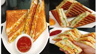 3 types of cafe style sandwich 😋| cheese chilli sandwich | Veg club sandwich |corn & paneer sandwich