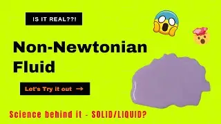 Non Newtonian Fluid - SOLID/LIQUID ?? | Fun experiments to do when your bored | Let's make the fluid
