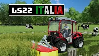 LS22 ITALIA #08: Kuh Weide mähen für Frisches Gras | FARMING SIMULATOR 22