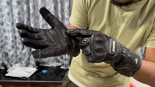 Tarmac Rapid Full Gauntlet Gloves- Black