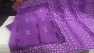 #PATTA PATTA COTTON & 100 COUNT BLOCK PRINT COTTON SAREES*WHATSAPP NO:9440155005* (21-1-2026)*