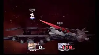 Super Smash Bros Brawl Fox VS Wolf