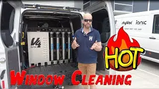 Hot Window Cleaning | Faster Quicker | V4 Vehicle Mounted Cleaning Systems