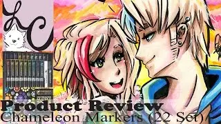 Art Supply/Product Review, Chameleon Color Tones - 22 pen Deluxe Set / Markers (+Speed Paint)