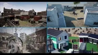 Four COD Maps in Battalion 1944
