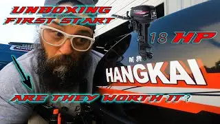 Hangkai 18hp Unboxing,Gear oil change and First Start