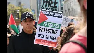 Thousand activists protest in San Francisco to support Palestinians