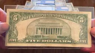 1929 $5 Federal Reserve Bank note