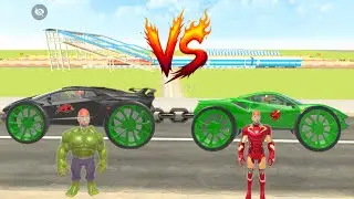 Jack Hulk Modified Ferrari VS Jack Ironman Modified Lamborghini 2Chain 💥 Indian Thief Auto Simulator