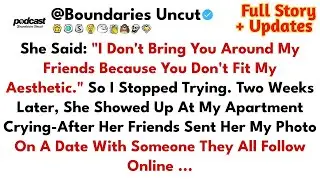 She Shamelessly Admitted: “I Don’t Bring You Around Because You Ruin My Aesthetic” - Best Reddit