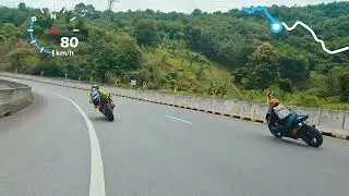 R6 vs CB650F vs R6 เล่นโค้งเขาค้อ  ใส่ชุดจัดเต็ม