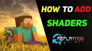 How to use Shaders with Replay Mode in Minecraft | Minecraft replay mode shaders #minecraftcinematic
